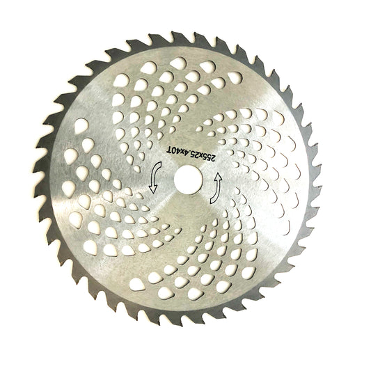 10寸 x 40T Carbide Tip Brush Blades Fit for Cutter Trimmer Weed Eater