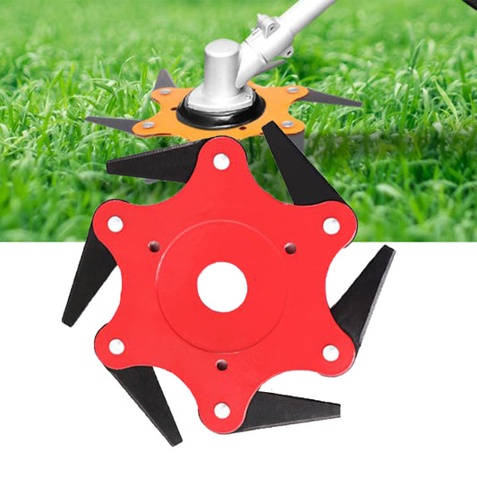 Universal 6 Steel Trimmer Head Cutter Blades Razors 65Mn Lawn Mower Grass Weed Eater Brush Cutter