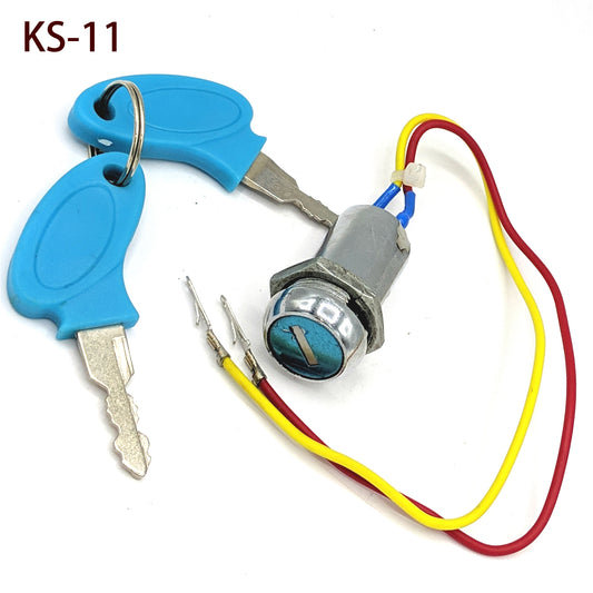 Ignition Key Switch Lock Scooter ATV Moped Go Kart Mini Moto Pocket Dirt Bike.