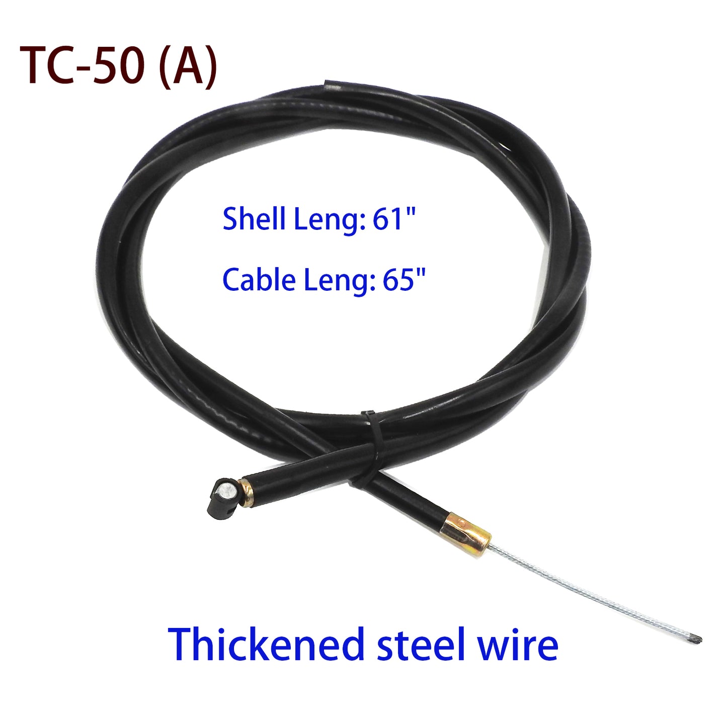 60"-65" Thickened steel wire Brake Cable